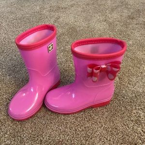Matilda Jane rain boots toddler size 8 pink